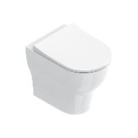 Catalano Sfera Унитаз напольный 52x35, безободковый, универс.слив, смыв Tornado, покрытие Cataglaze+, без крепежа, цвет белый глянцевый