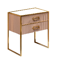 Тумба MONACO 80см  h74см  капучино глянец  +  золото   под раковину чашу