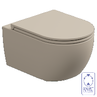 Чаша подвесного унитаза со смывом Smart Clean GSG Ceramic Design Like LKWCSO034, Sabbia Matt