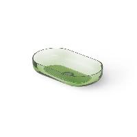 DEA DESIGN Washbasins Раковина настольная 58x34xh12 см, материал: Glasstech прозрачная смола, цвет: Emerald R3