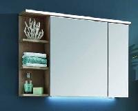 Puris Purefaction, зеркальный шкаф (2 двери) c LED подсветкой 900 мм левый, цвет дуб чарлстон