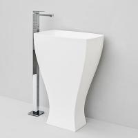 Artceram JAZZ Livingtec раковина отдельно стоящая с сифоном, 60х48х85см, цвет белый глянцевый В АМ ГРУПП НА СКЛАДЕ 1ШТ БРАКОВАННАЯ