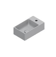 Catalano PREMIUM Раковина 40x23, с 1 отв. под смеситель, покрытие Cataglaze+ , цвет Cemento Satinato