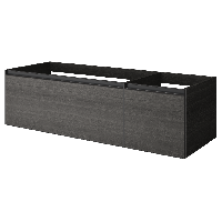 QUATRO 2 140см (100+40) тумба OAK ANTHRACITE профиль ANTHRACITE