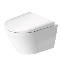 Duravit D-Neo Комплект: Унитаз подвесной 2588090000, укороченный в 370x480x400 mm, комплекте с сиденьем 0021690000 , цвет: белый (Спеццена)
