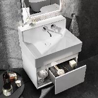 Kerama Marazzi Тумба LOGICA M подвесная 2 выдвижных ящика 65, цвет белоснежный