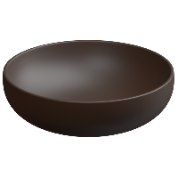 Раковина накладная 45 см GSG Ceramic Design Easy EALAVRO45035, Cacao Matt