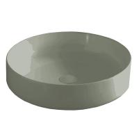 ArtCeram COGNAC Раковина накладная , 48см, без отв под смеситель, без слив-перелива, цвет grigio oliva