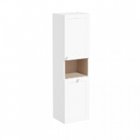 Пенал высокий Root Classic 40 см с корзиной для белья, матовый белый, правосторонний