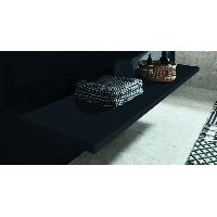 Puris Rounds, столешница отдельновисящая 920 мм (вкл. крепеж), цвет серый космос матовый