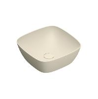 Catalano ALVEA Раковина 40x40 накладная, без отв. под смеситель, покрытие Cataglaze+, цвет Lino Satinato