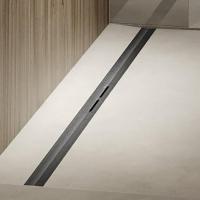 TECE Профиль для душа TECEdrainprofile, 1200 мм, PVD Brushed stainless steel, black / сатин, черный