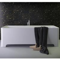 KNIEF Feel Ванна отдельностоящая 180х80х50 см, со сливом, цвет белый матовый