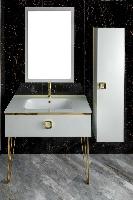 Консоль LUCIDO 80 см Жемчужный белый