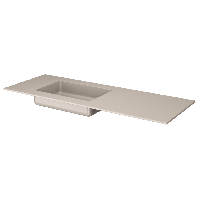 QUATRO 140 раковина-моноблок DAPHNE (чаша слева)