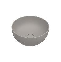 Catalano GREEN Раковина D40 h15 накладная, без отв. под смеситель, покрытие Cataglaze+, цвет Tortora Satinato