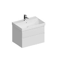 Kerama Marazzi Тумба CUBO подвесная с ящиками 70, белая матовая