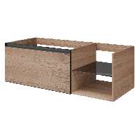 QUATRO 6 120см (80+40) тумба WILLOW профиль ANTHRACITE