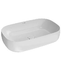 Kerama Marazzi Раковина MAGICA накладная 64,5*41*14,5см, без отв. под смеситель, без перелива, белая глянцевая