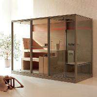 Effegibi Logica Filo Сауна&Хаммам 300x137h211см, пристенная, цвет: Stone