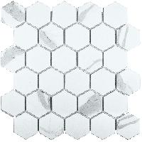 Кер. мозаика Hexagon small Carrara Matt  (PMMT83017) 265х278х6