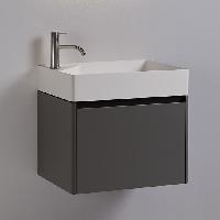 ANTONIO LUPI SIMPLO Раковина 420х420х110 мм, для установки на столешницу, с1 отверстием для смесителя, с самотечн донным клапаном, Flumood, цвет белый