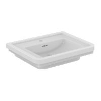 Ideal Standard Calla Раковина 665х540xh155 мм, подвесная, с 1м отв. под смес. и переливом, с крепежом цвет: белый глянец