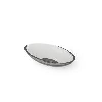 DEA DESIGN Washbasins Раковина настольная 60x35xh10,5 cm, материал: Glasstech прозрачная смола, цвет: Smoky Black R4