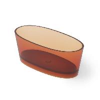 DEA DESIGN Nature Ванна отдельностоящая 160x75xh60 см, материал: Glasstech прозрачная смола, цвет: Sunset R1