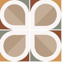  Bauhome  Blatt Warm 20x20 натуральный