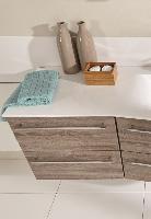 Puris Swing, дополнительная тумба под раковину 500 мм, цвет дуб трюфель