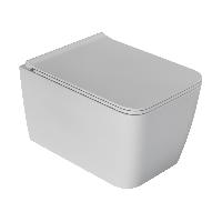 Zen подвесной унитаз матовый белый с крышкой