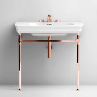 Artceram CIVITAS Металическая структура Quadra 76х44хh80,5см для раковины 90, цвет: розовое золото