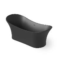 DEA DESIGN Elegant Ванна отдельностоящая 175x75xh68 см, материал: Solid Surface искуственный камень, цвет: Black №16