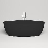 Salini ALDA  Ванна отдельностоящая 1780х920х580мм, донный клапан , сифон,  слив-перелив, мат-л: S-Stone, матовый , цвет ванны и фуритуры RAL9011