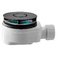 Сифон для душевого поддона OMP Tea Aloha 6261.086.6.X, черный матовый