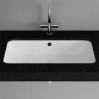 BETTEONE Раковина встраиваемая под столешницу 587х408х130 мм, с шумоизоляцией без отв.под смесит. с переливом.