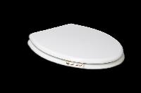 Крышка массив для унитаза Puro микролифт BRONZE_Комплект