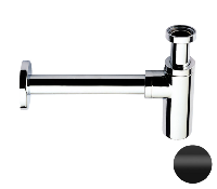 Сифон 1”1/4 Remer 958LNO, черный матовый