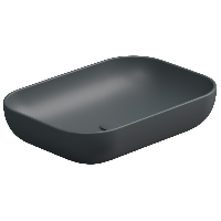 Раковина накладная 60x42 см GSG Ceramic Design Easy EALAVRE60028, Ebano Matt