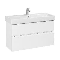 Roca OLETA Тумба подвесная 961х374х548 мм. для раковины 1000 мм, с 2 ящиками, белый глянец