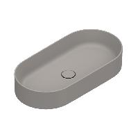 Catalano Zero Раковина настольная. Без перелива. 70x35 h12см, без отв. под смеситель, покрытие Cataglaze+, цвет Tortora Satinato