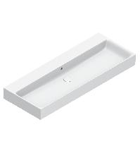 Catalano PREMIUM Раковина 120x47, без отв. под смеситель, покрытие Cataglaze+, цвет белый матовый