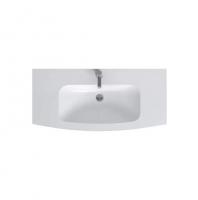 EB1885RU-DE1 Nona Nona стеклянная раковина, матовый белый, 100 см, 1 раковина