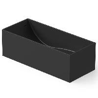 DEA DESIGN Modern Ванна отдельностоящая 180x76xh58 см, материал: Solid Surface искуственный камень, цвет: Black №16