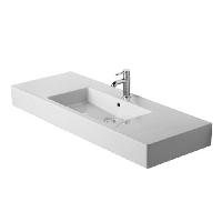 Duravit Vero Раковина для мебели с перел., с 1 отв. под смес., 1250x490мм !без упаковки!, Цвет: Белый (плохое качество раковины предупреждать клиента)