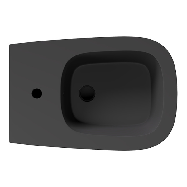 Alice Wunder  Биде 53х31, подвесное, чёрный матовый 