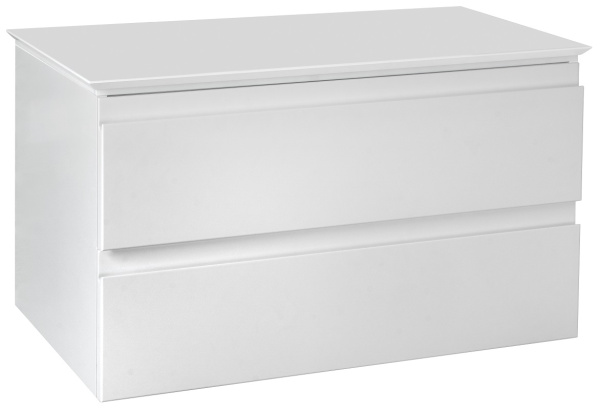 EB2083-J51 Тумба со столешницей и с подсветкой для накладной раковины, 80 см, цвет матовый белый 