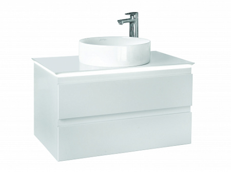 EB2083-J5 MADELEINE Тумба со столешницей и с подсветкой для накладной раковины, 80 см, цвет блес бел 
