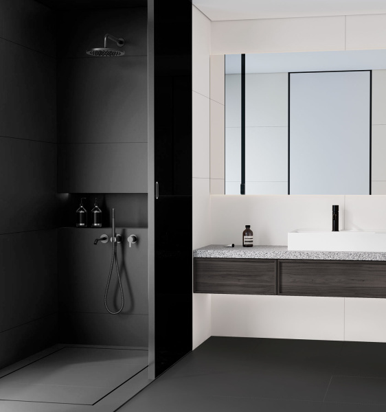 Плитка Elite Black 60x120 5мм Matt (4 шт.в уп) 